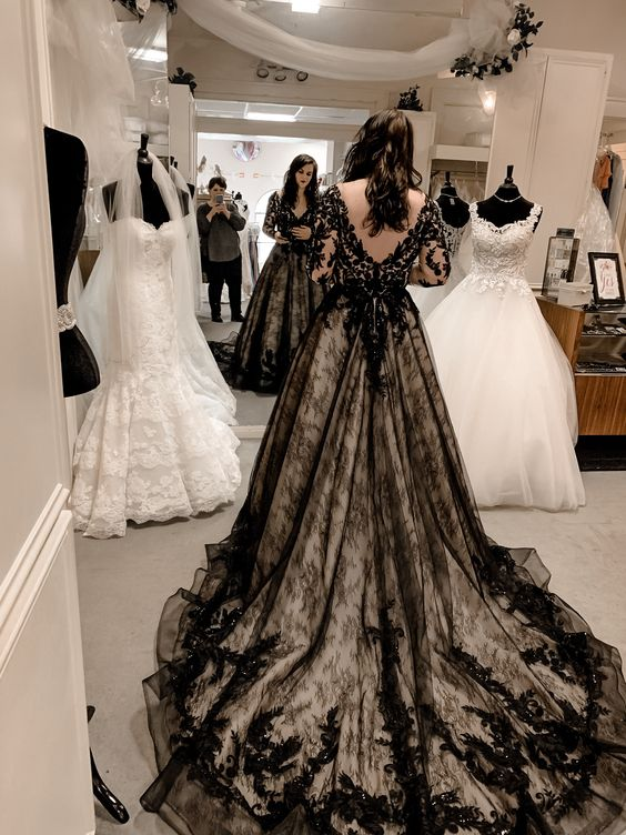 Say yes to hotsell the dress goth bride