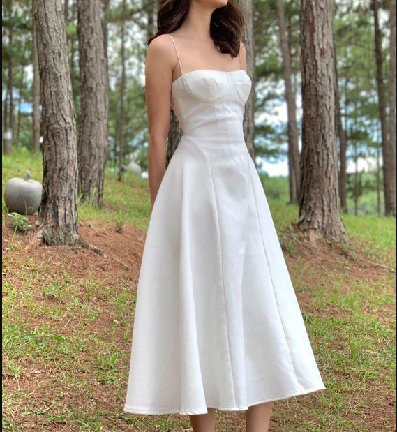 Simple White Gown