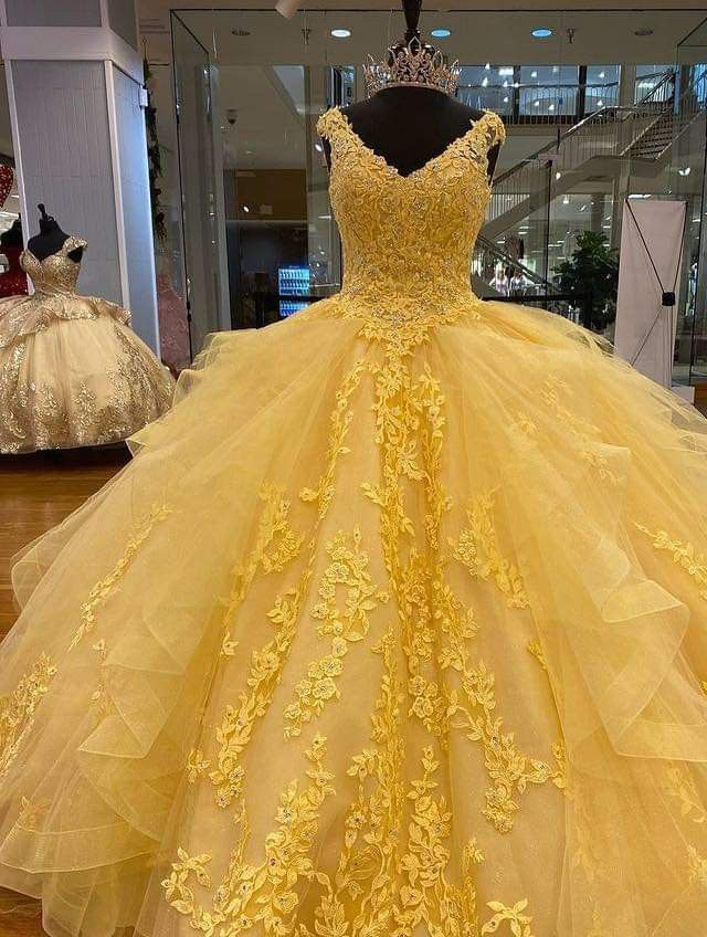 Orange Quinceanera Dresses