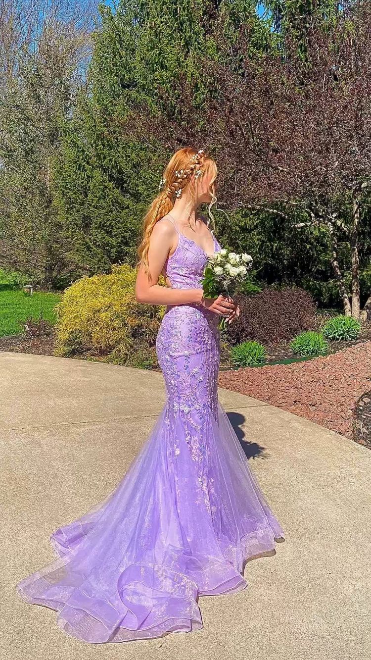 Mermaid Lavender Dress