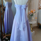 Elegant Purple Spaghetti Straps Prom Dress Fairy Formal Party Gown Evening Dress Y7554