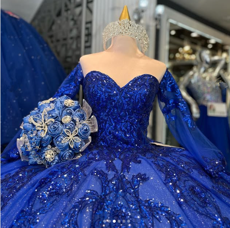 Luxurious Royal Blue Quinceanera Dress,Royal Blue Ball Gown Sweet 16 Dress Y1130