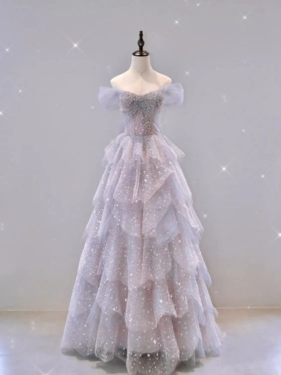 Luxurious Shiny Ball Gown,Sweet 16 Dress,Princess Dress,Y2403