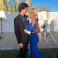 Gorgeous Royal Blue Prom Dress Long Mermaid Spaghetti-Straps Formal Gown  Y1860