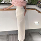 Elegant Pleated Off Shoulder Sheath Long Evening Dress Party Dress Y7594