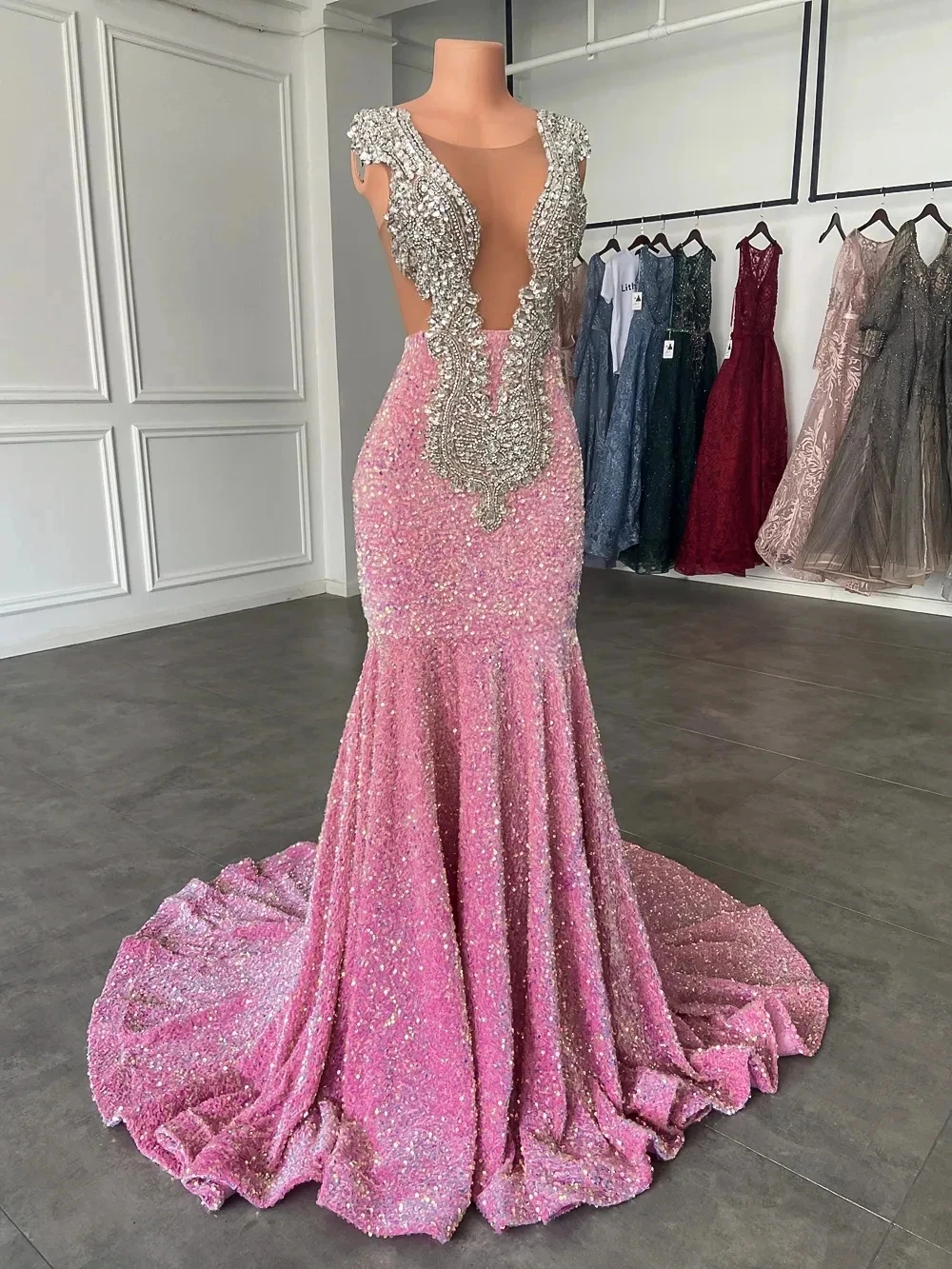 Pink Satin Spaghetti Strap High Low Simple Prom Dresses,PD00324 –  AlineBridal