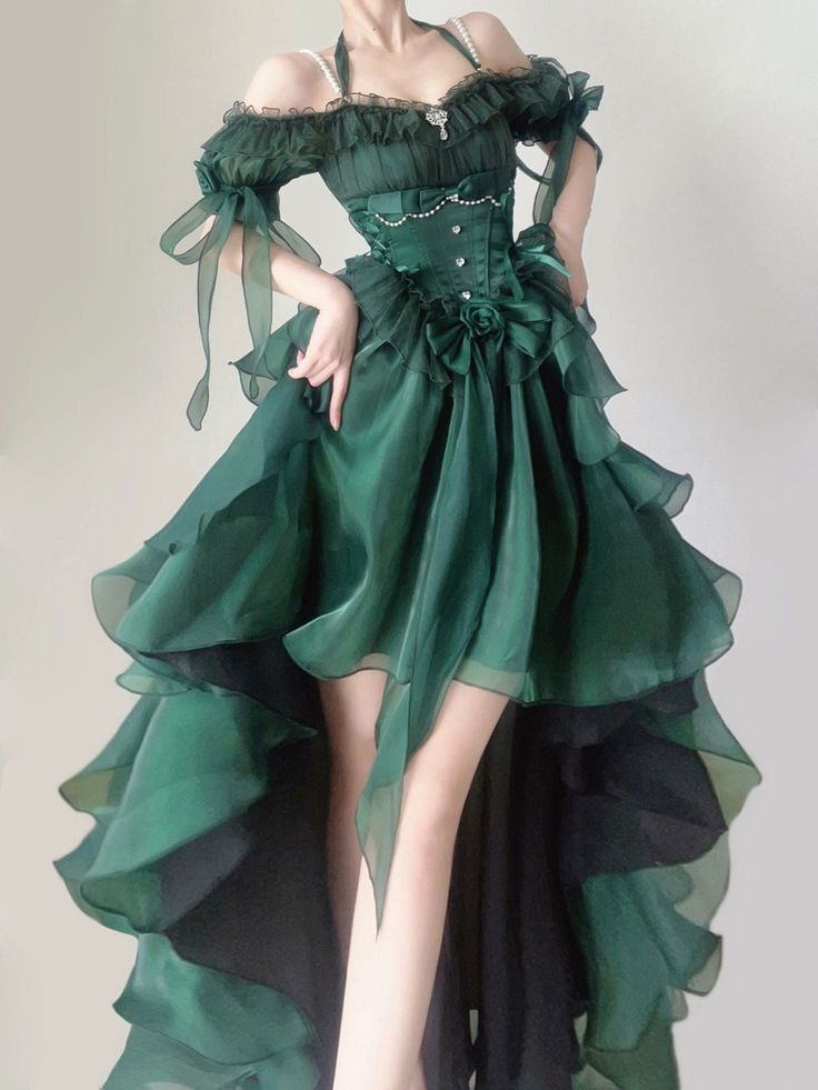 Green Masquerade Dress