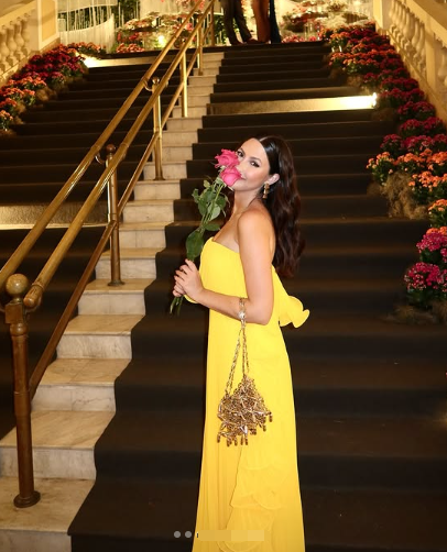 Yellow dress outfit wedding yellow dress formal prom dresses Y2799