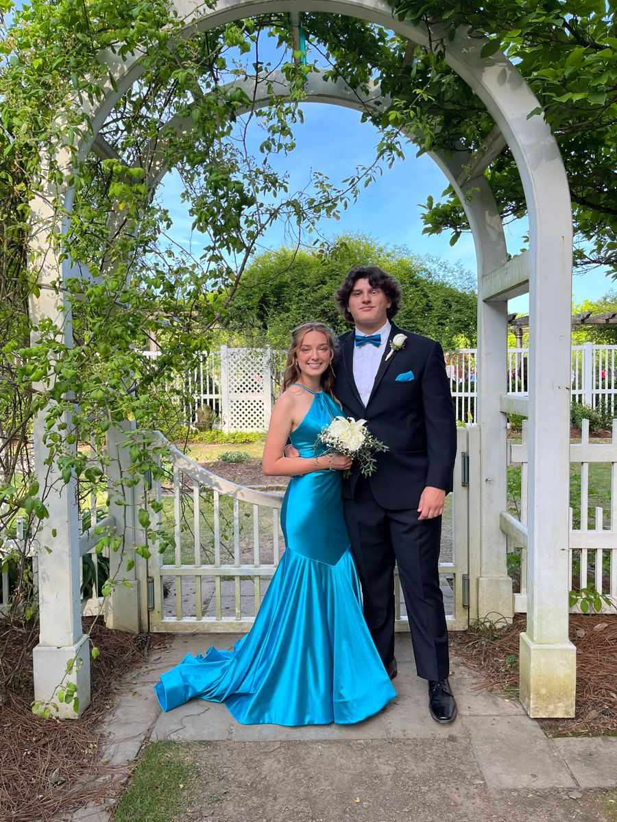 Aqua Mermaid Prom Dresses