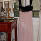 Elegant Straps Prom Dress Pink A Line Long Evening Dress Y7900