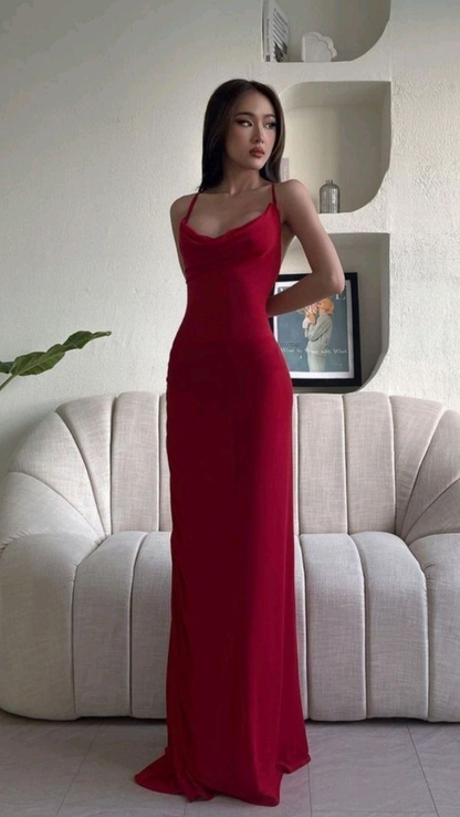 Classy 2024 red dress