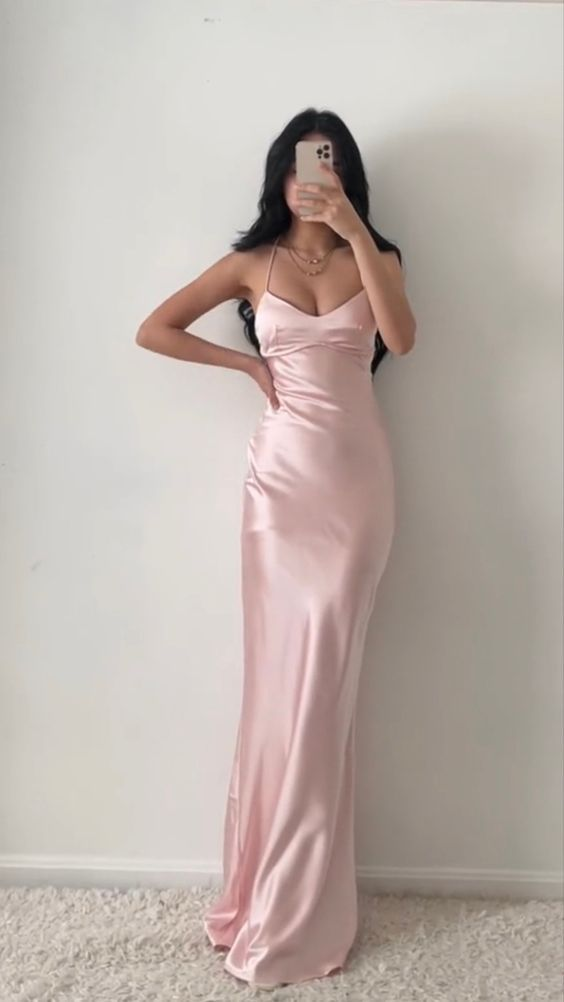 Sexy Birthday Dresses Pink Halter Prom Dresses Birthday Outfits Y6423