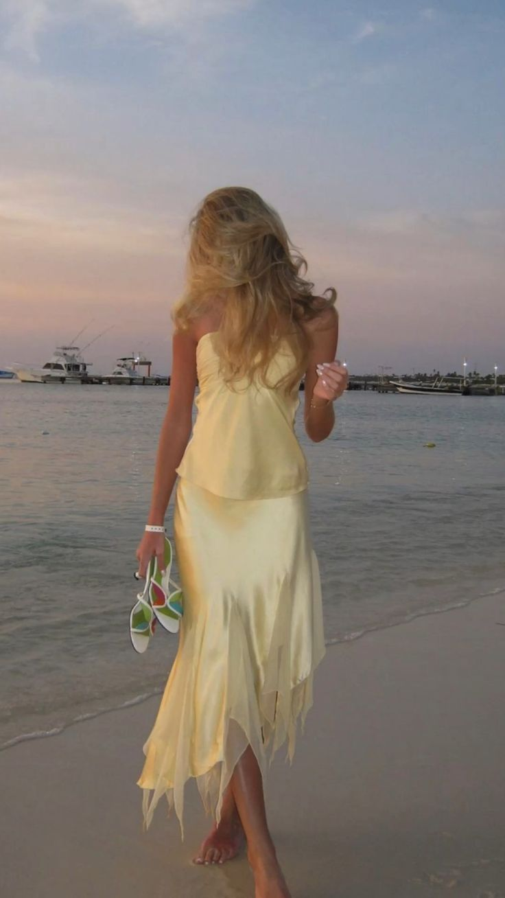 Yellow Elegant Two Piece Party Prom Dress Y8163