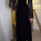 Elegant A Line Black Strapless Long Prom Dress Formal Evening Dress Y7610