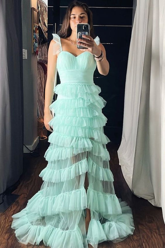 Elegant Strapless Sheath/Column Prom Dress,Charming Evening Dress