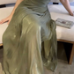 Charming Green A Line Long Prom Dress Formal Evening Dress  Y7619