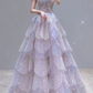 Gorgeous Ball Gown Off The Shoulder Tulle Prom Dress Evening Dress Y7580