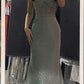 Glitter Grey Mermaid Prom Dress Elegant Grey Evening Dress Y1838