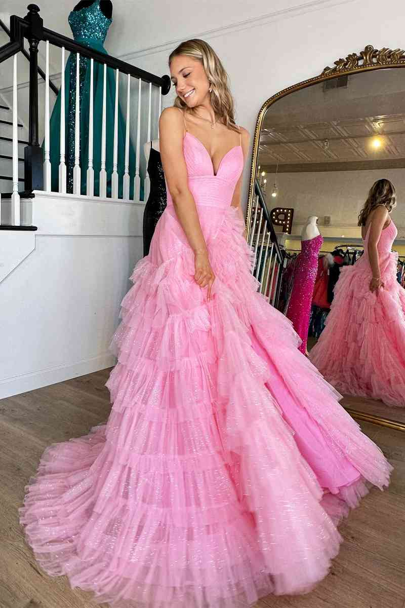 princess pink ball gown