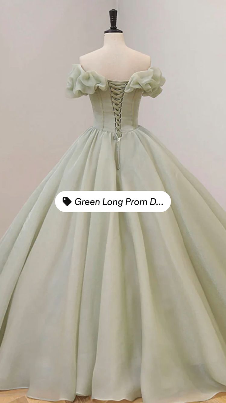 Charming Green Tulle Long Prom Dresses Generous Formal Dress  Y588