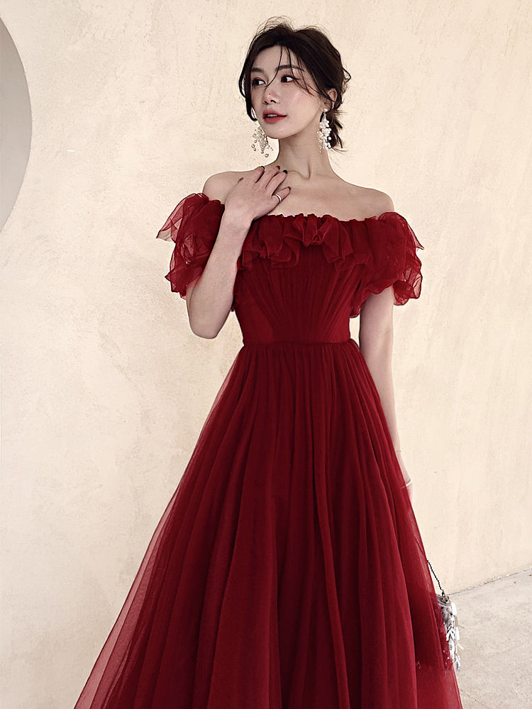 Blood Red Prom Dress